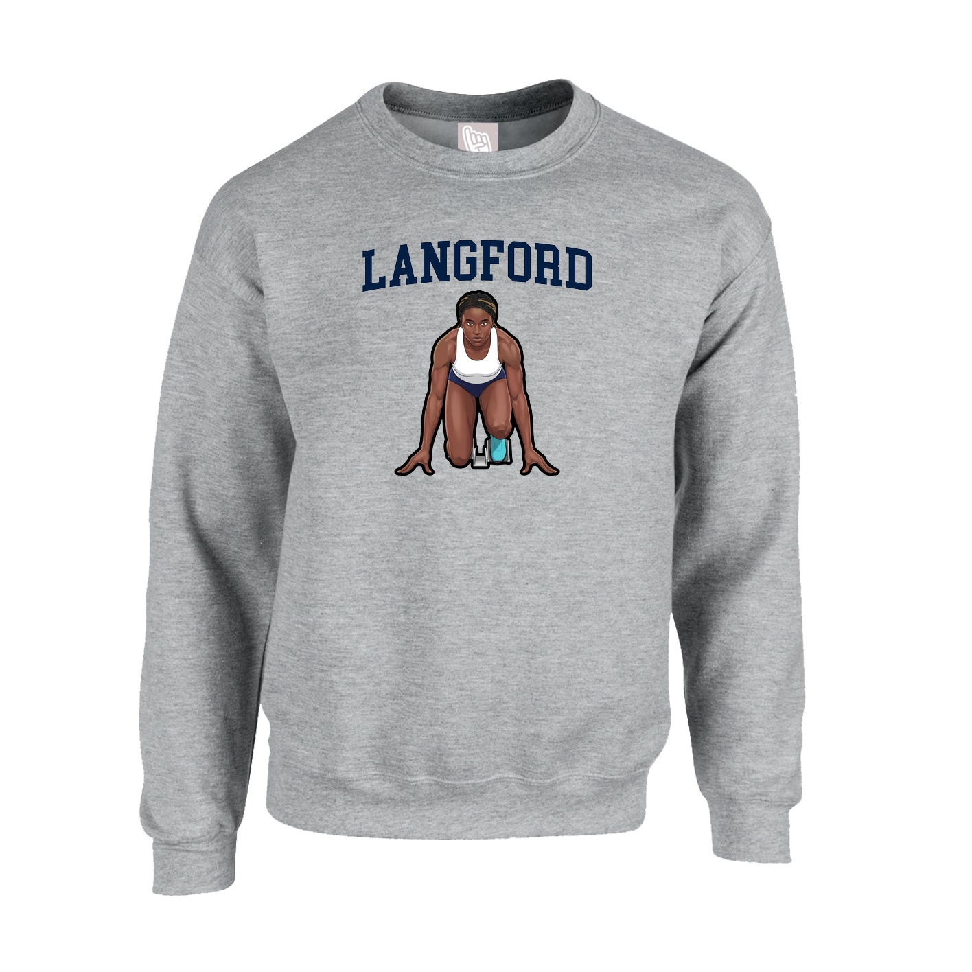Fleece Crew — Shirsey in Grey