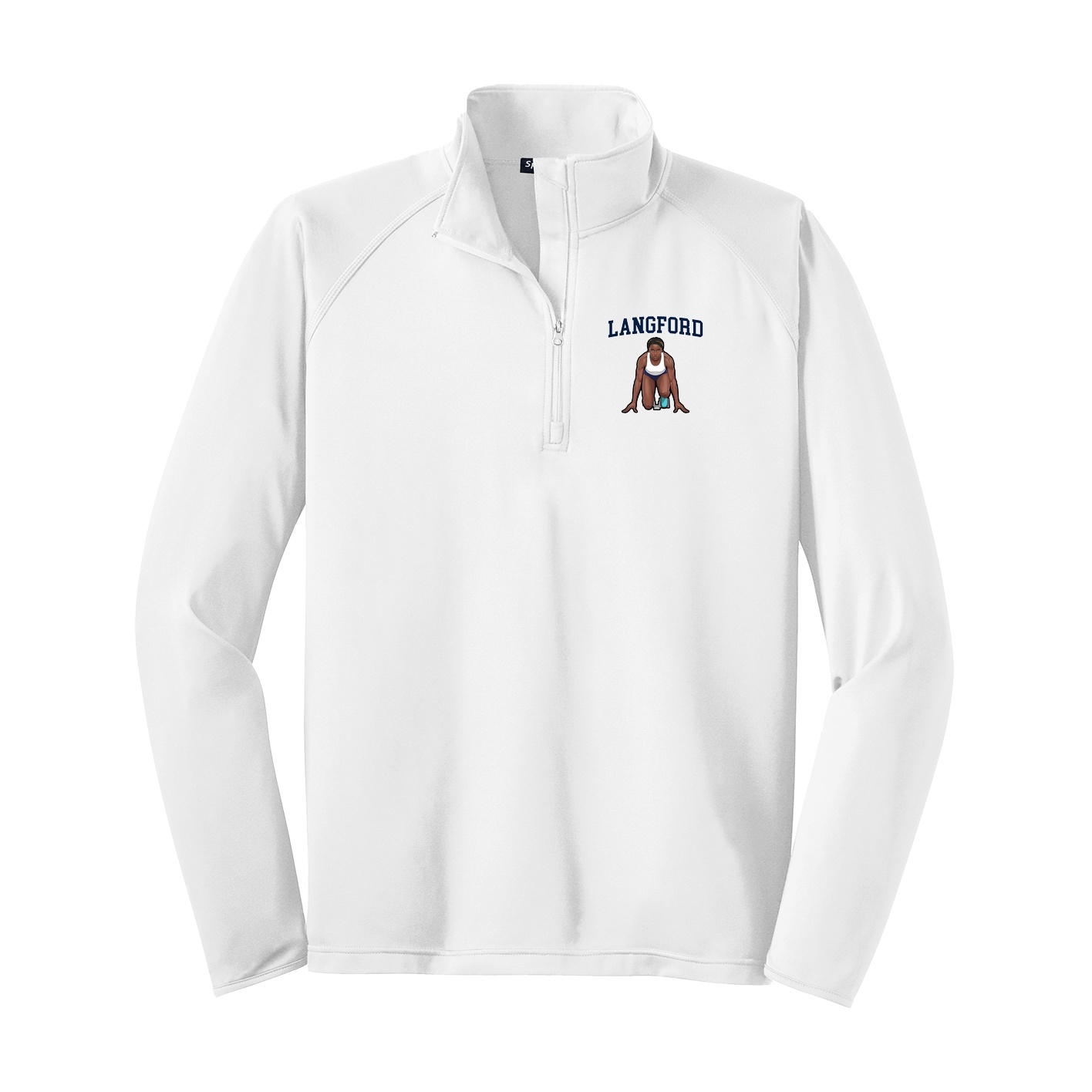 Q-Zip Pullover — Shirsey in White