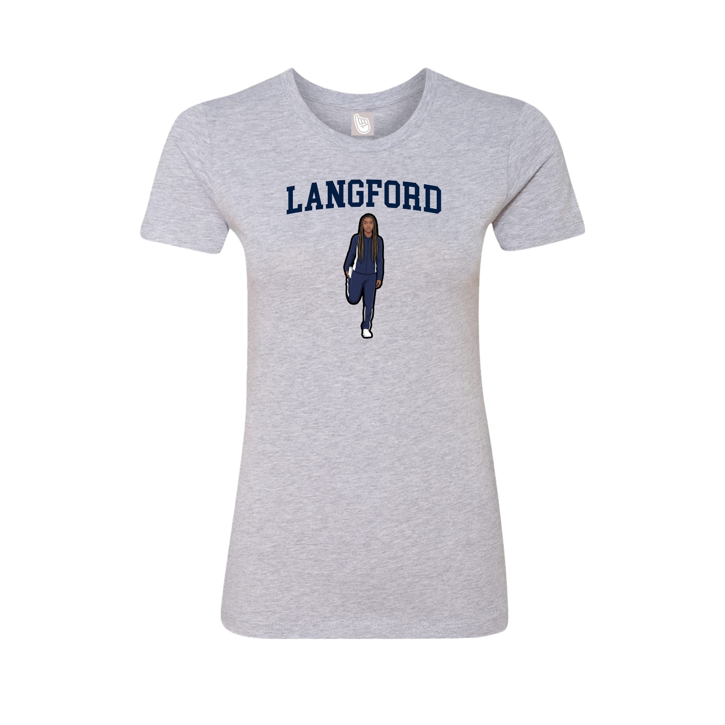 Fitted Women's Tee — Shirsey in Grey