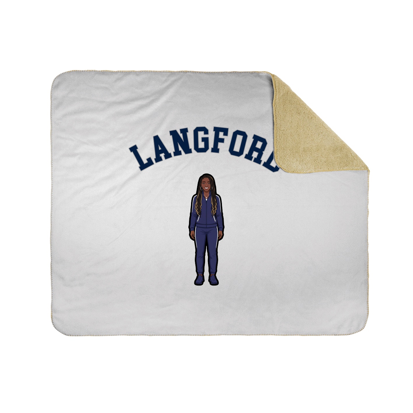 Throw Blanket — Shirsey Arch in White