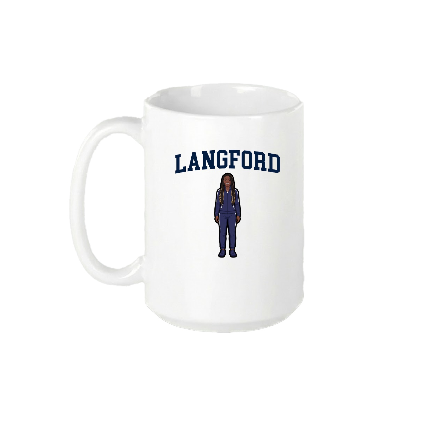 15oz Coffee Mug — Shirsey in White