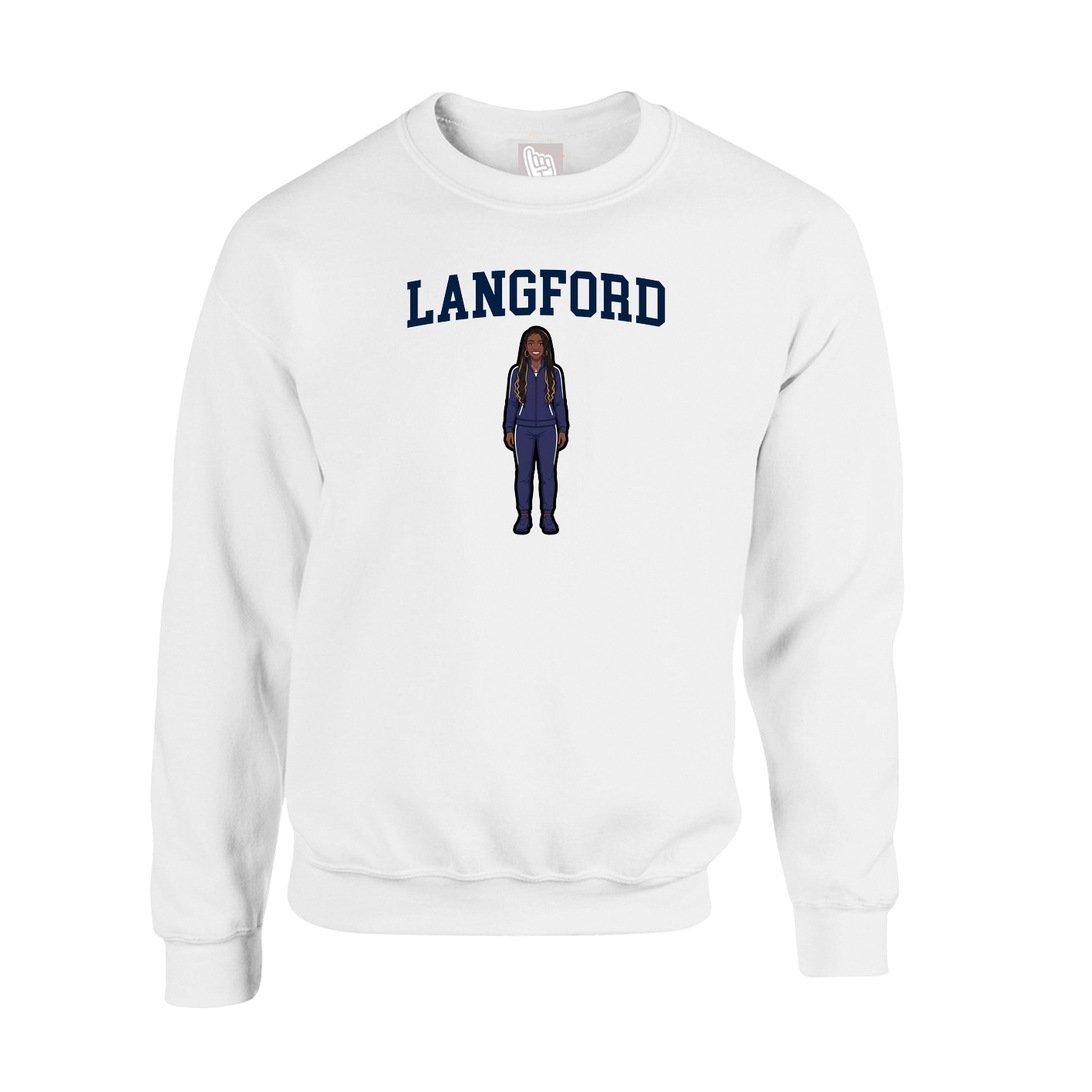 Fleece Crew — Shirsey in White