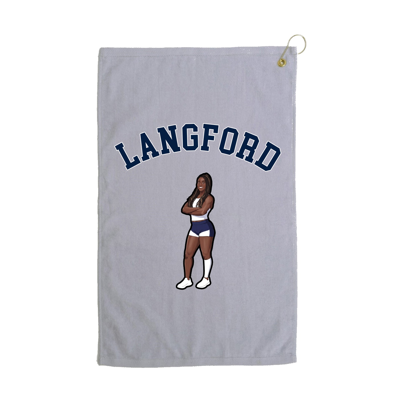 Golf Towel — Shirsey Arch in Grey