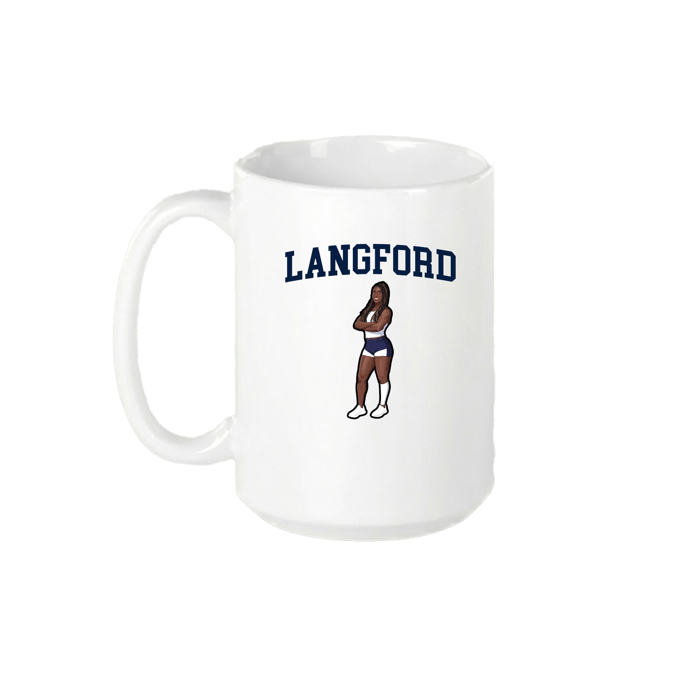15oz Coffee Mug — Shirsey in White