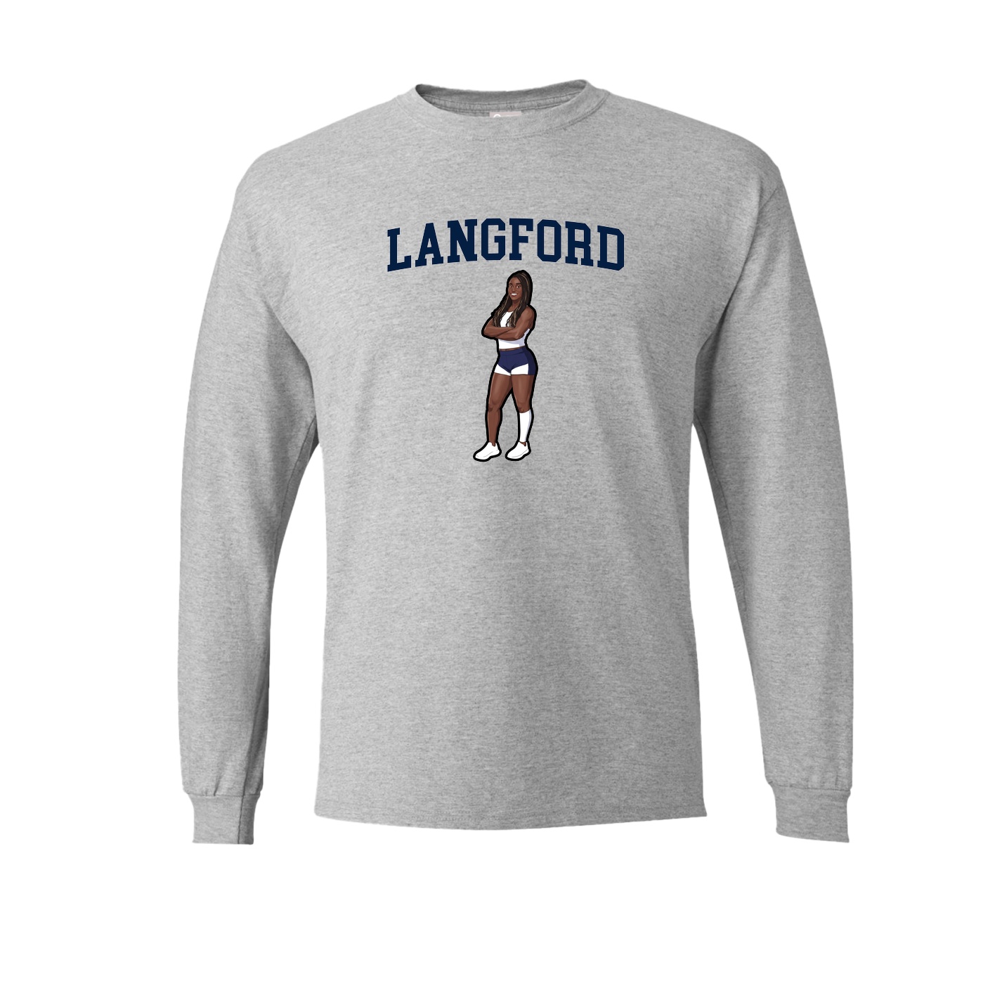Long Sleeve Tee — Shirsey in Grey