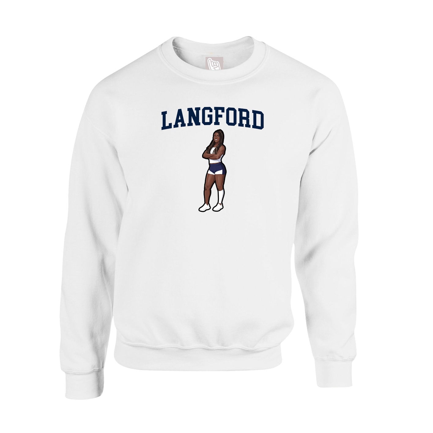 Fleece Crew — Shirsey in White