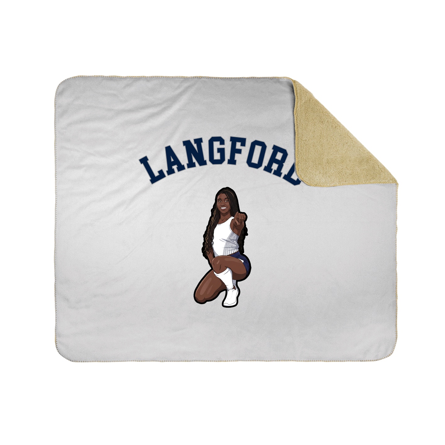 Throw Blanket — Shirsey Arch in White