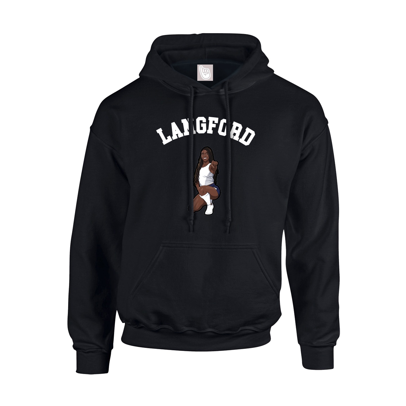 Youth Hoodie — Shirsey Arch in Black