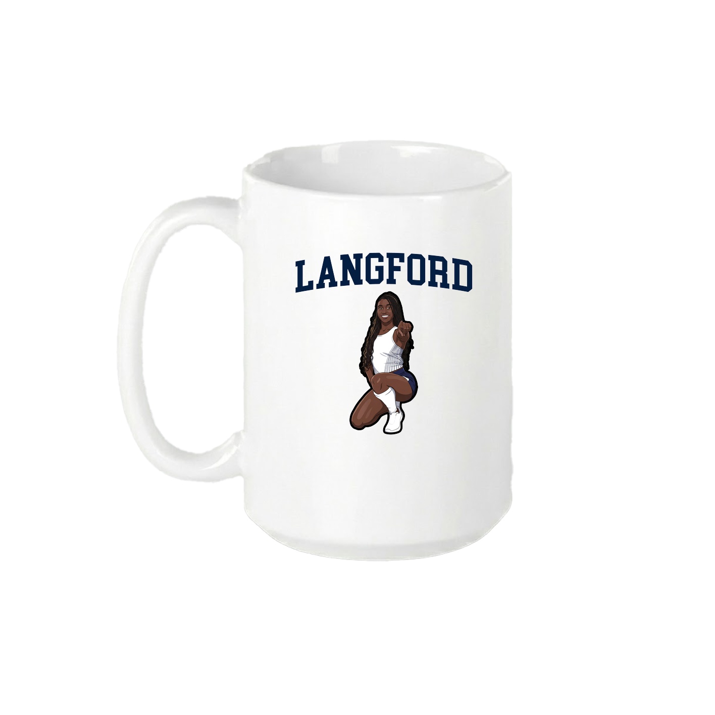 15oz Coffee Mug — Shirsey in White