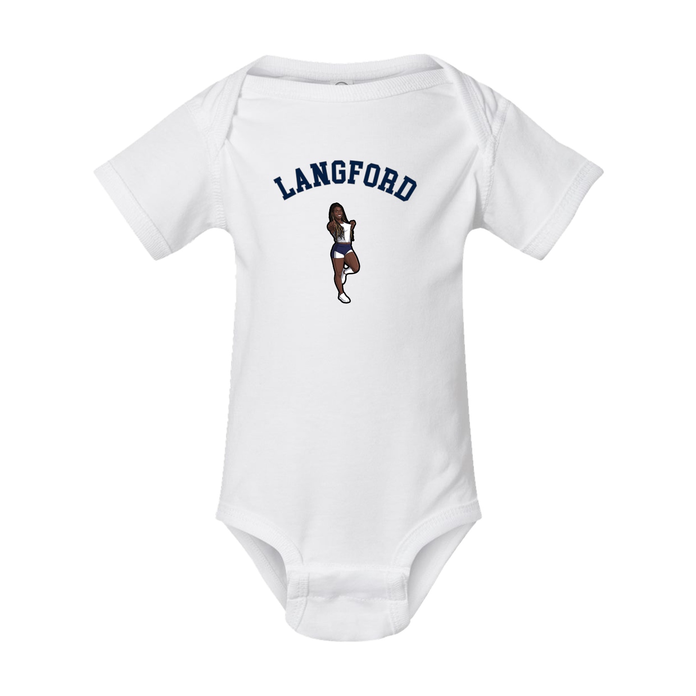 Baby Onesie — Shirsey Arch in White