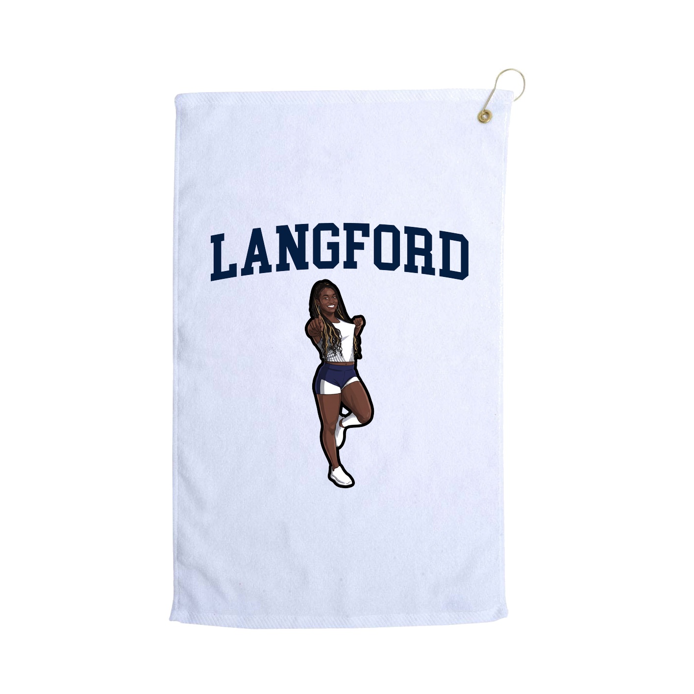 Golf Towel — Shirsey in White