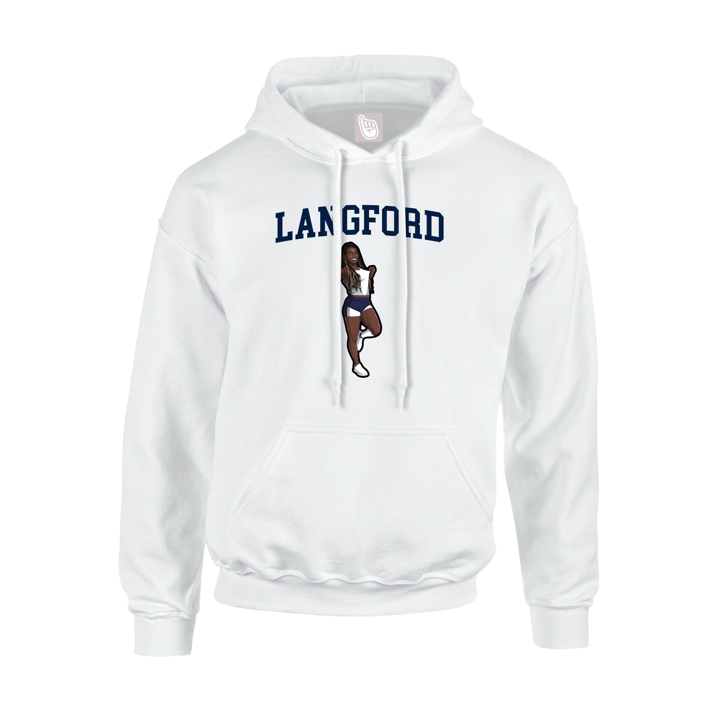 Hoodie — Shirsey in White