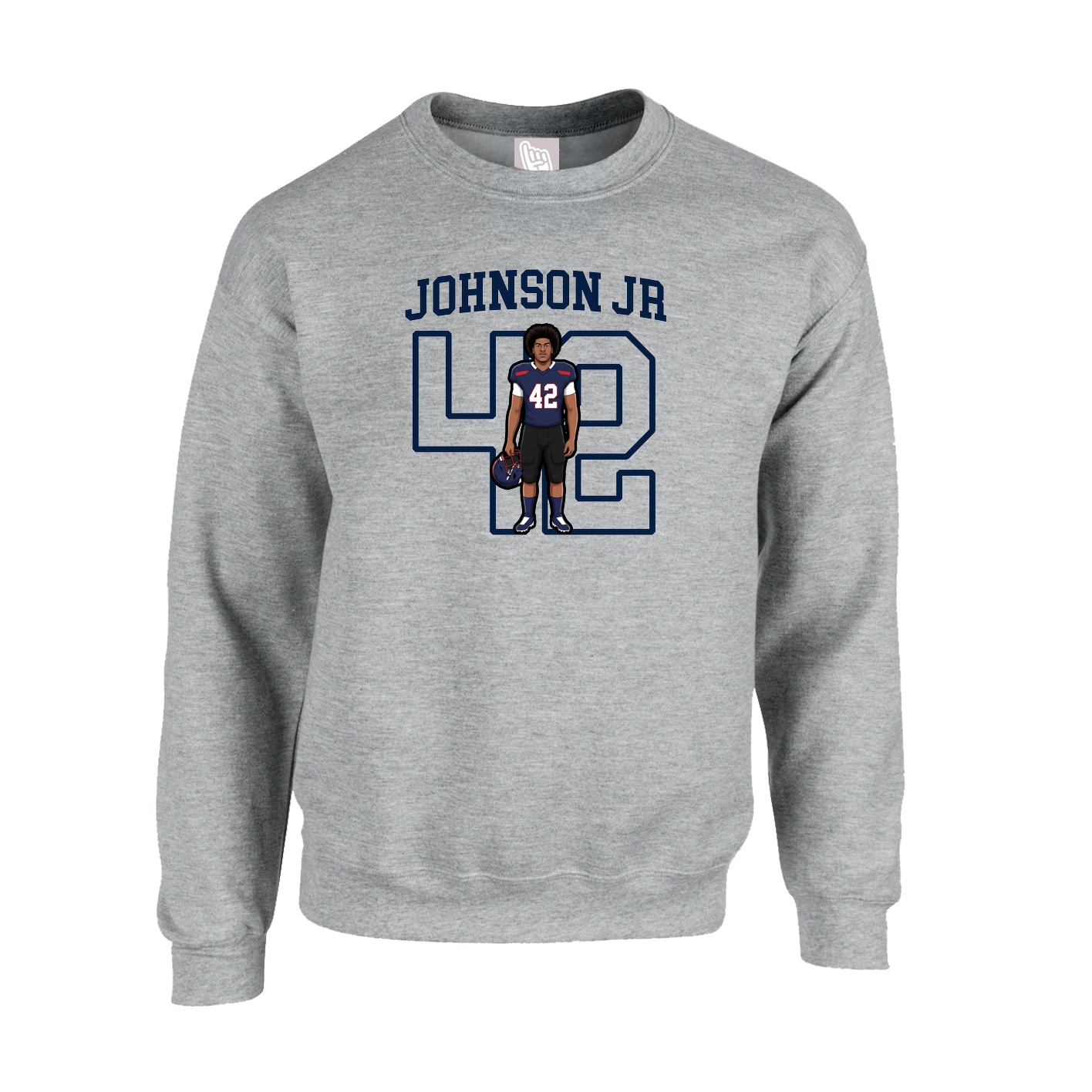 Fleece Crew — Shirsey in Grey