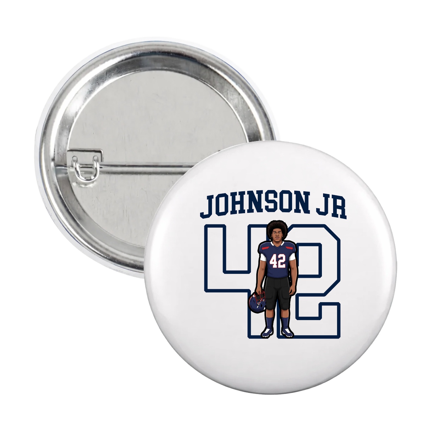 Game Day Button — Shirsey in White