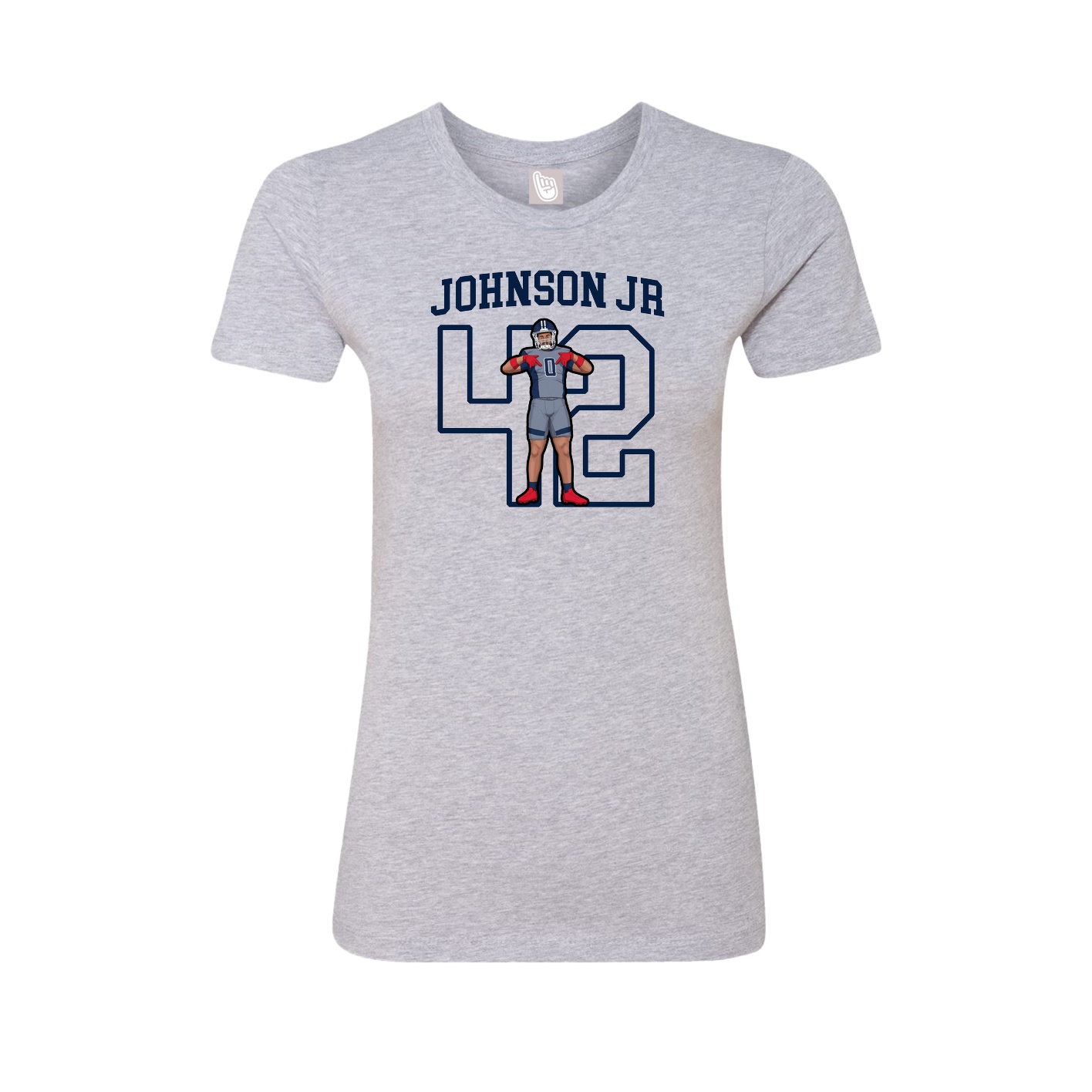Fitted Women's Tee — Shirsey in Grey
