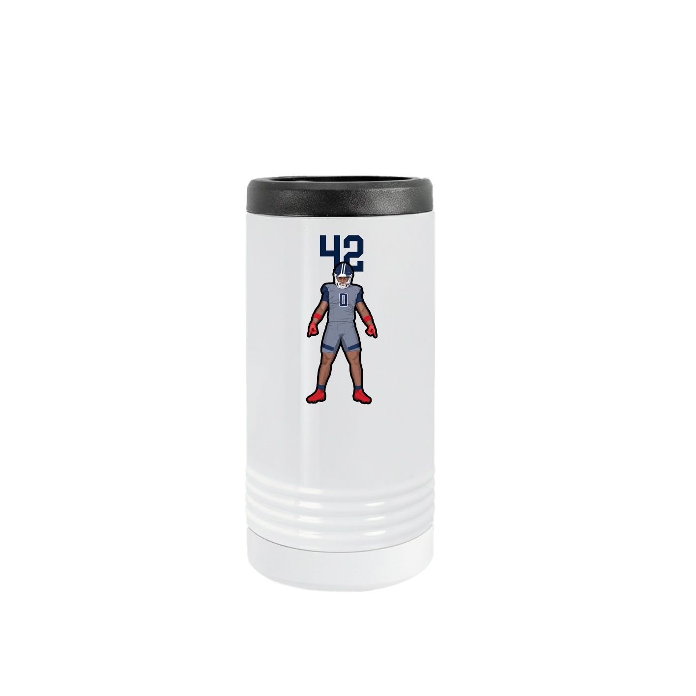 Slim Beverage Holder — Number Top in White