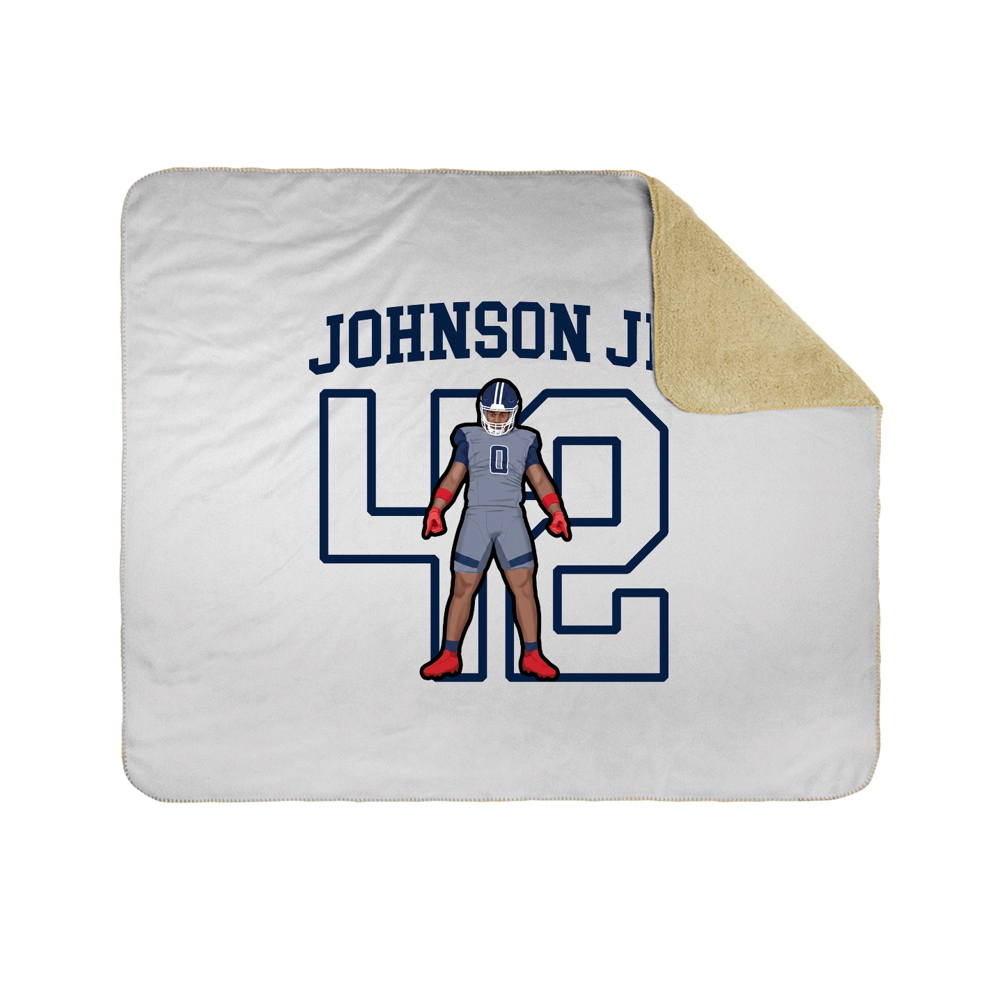 Throw Blanket — Shirsey in White
