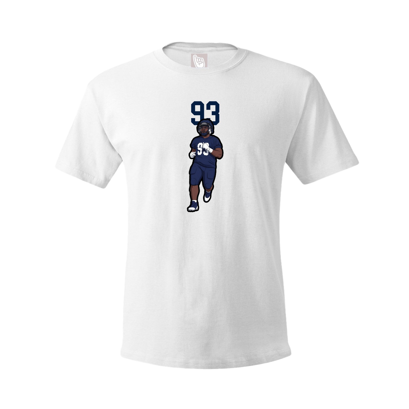 Tee — Number Top in White