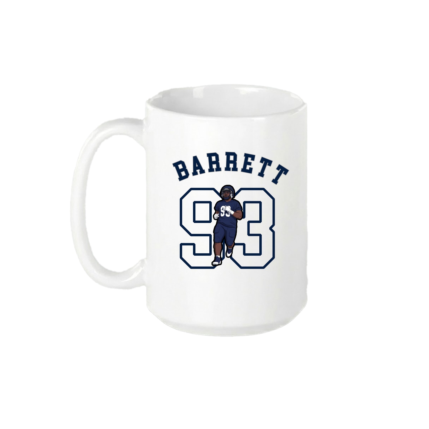 15oz Coffee Mug — Shirsey Arch in White