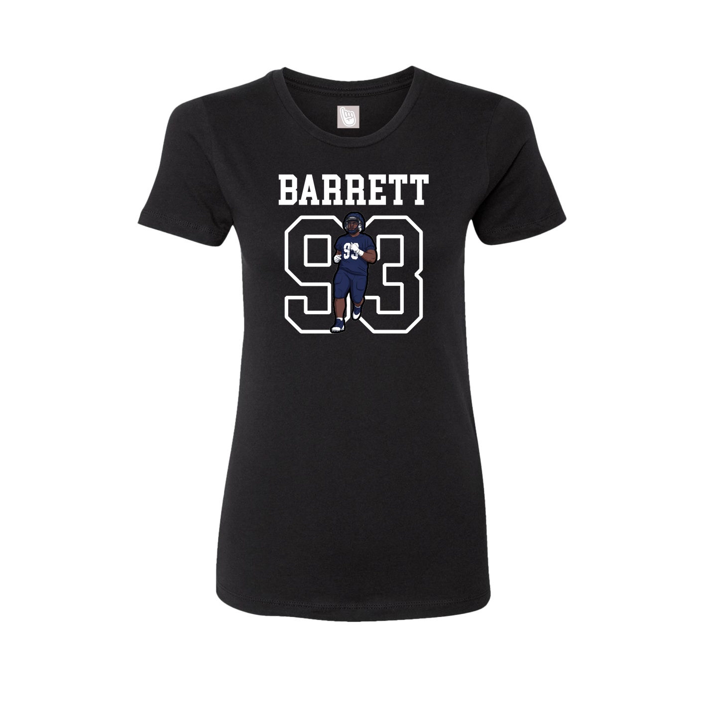Fitted Women's Tee — Shirsey in Black
