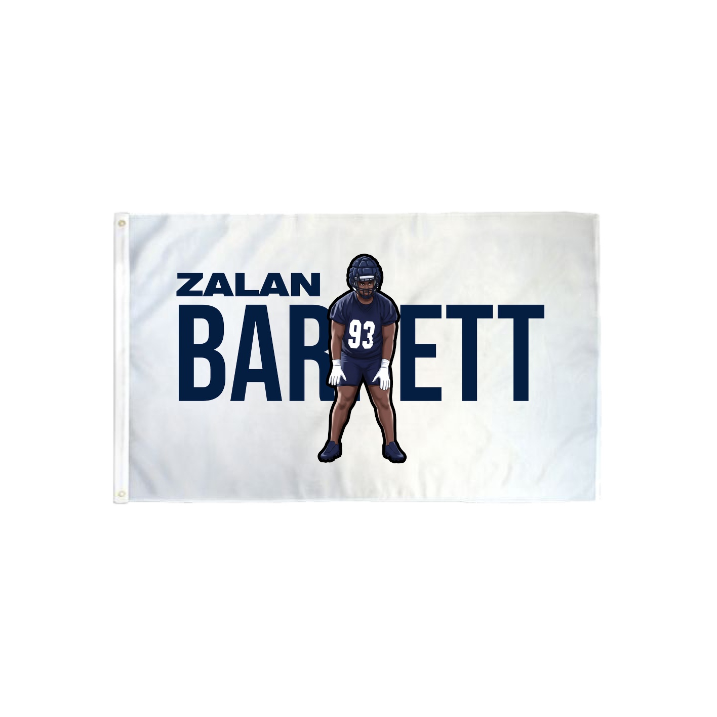 3x5 Flag — Player Name in Classic