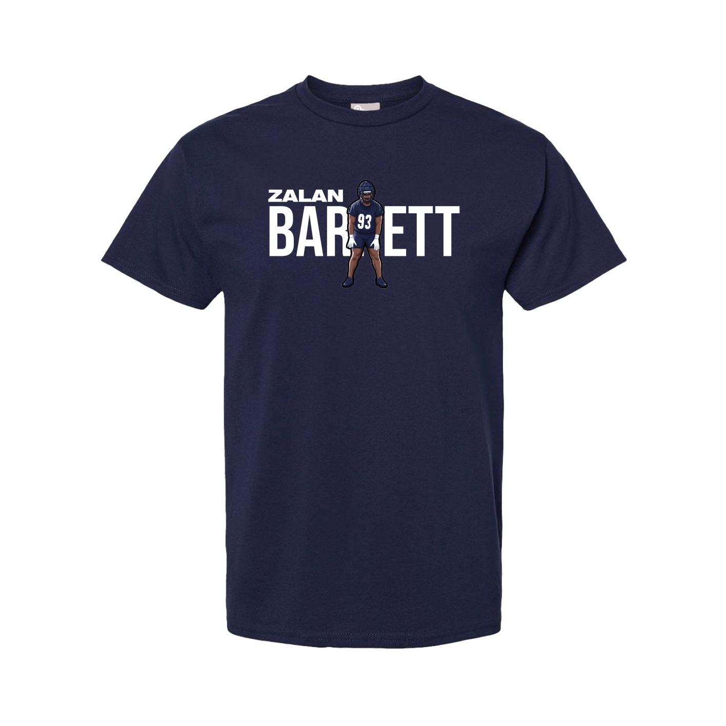 Youth Tee — Player Name in Navy