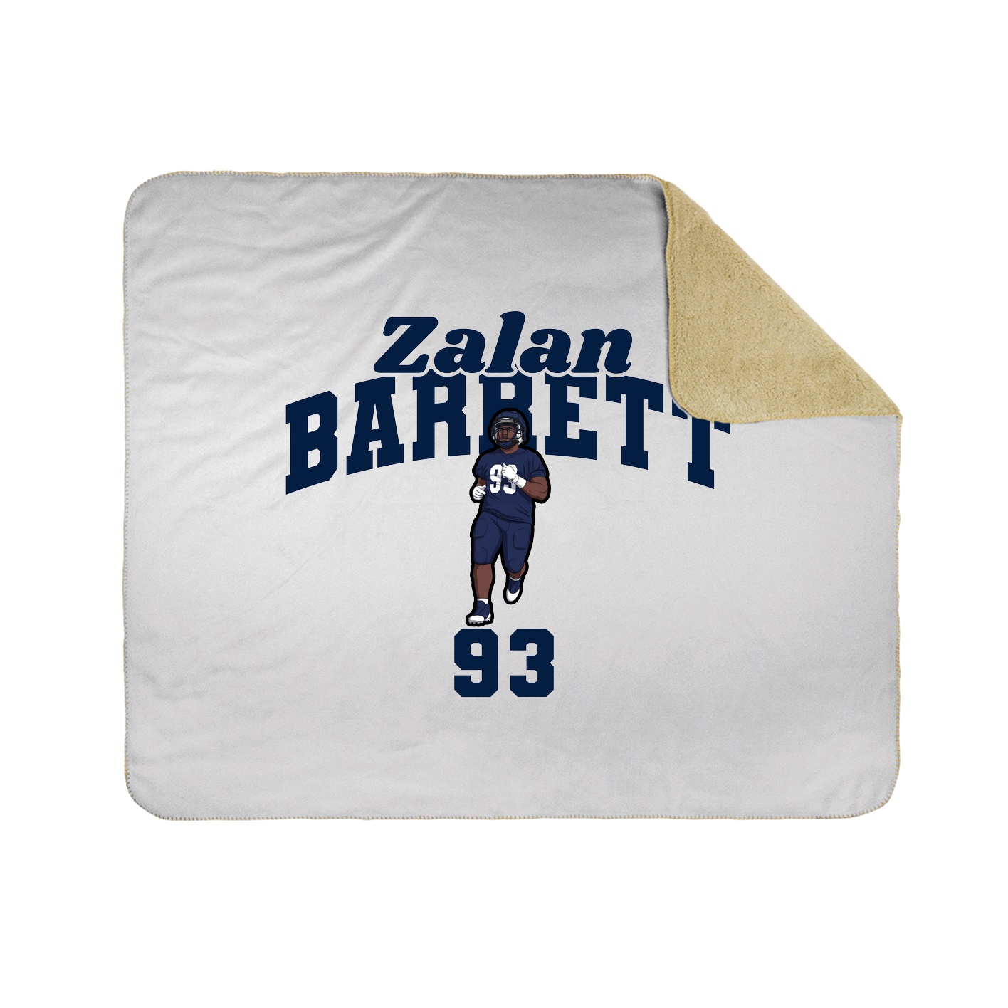 Throw Blanket — Signature Arch in White
