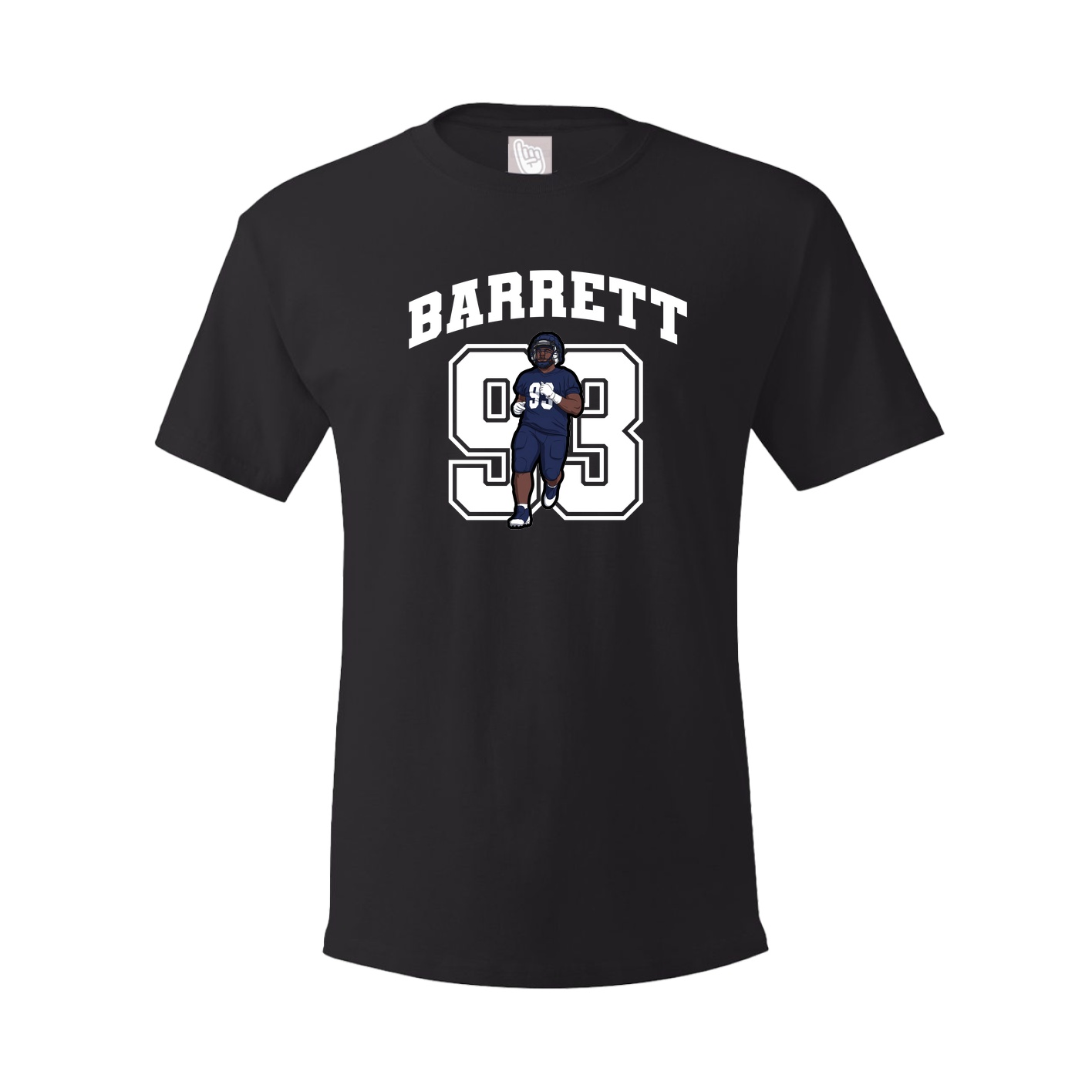 Youth Tee — Number in Black