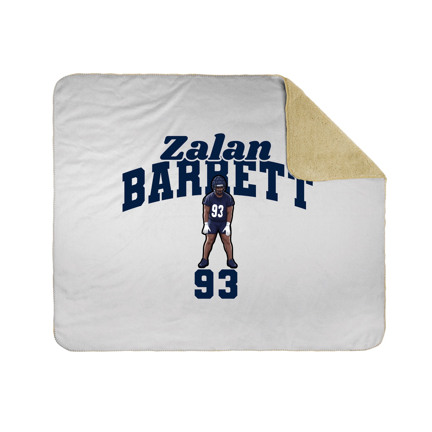 Throw Blanket — Signature Arch in White