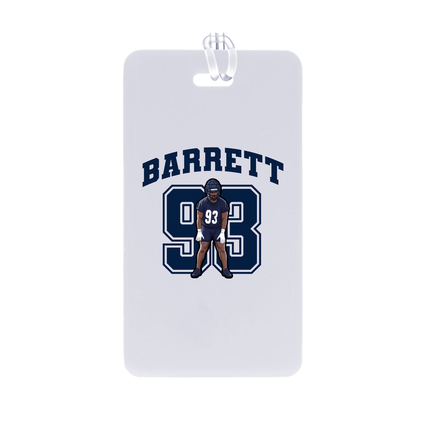 Bag Tag — Number in Classic