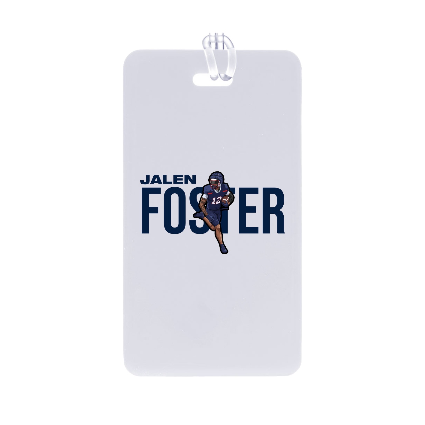 Bag Tag — Player Name in Classic