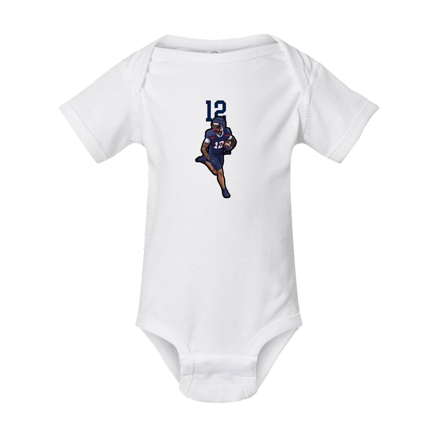 Baby Onesie — Number Top in White