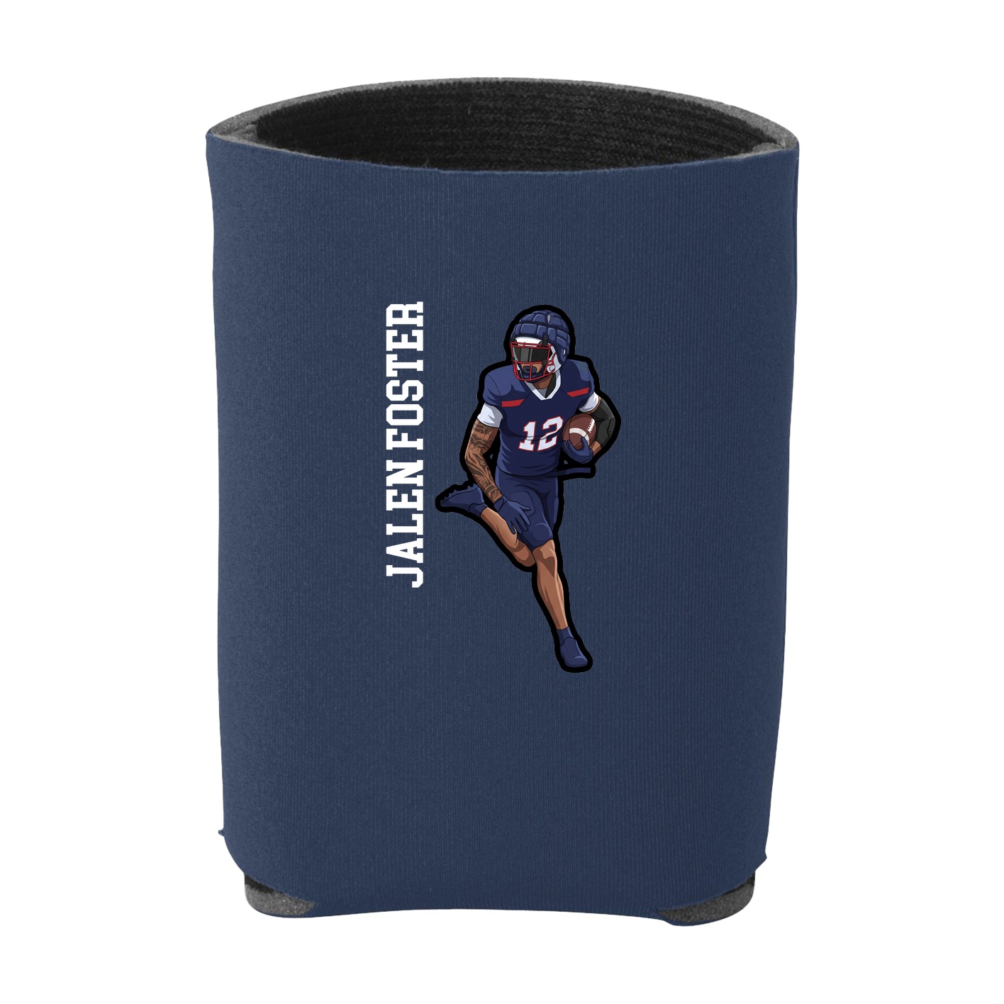 Can Holder — Name Vertical in Navy