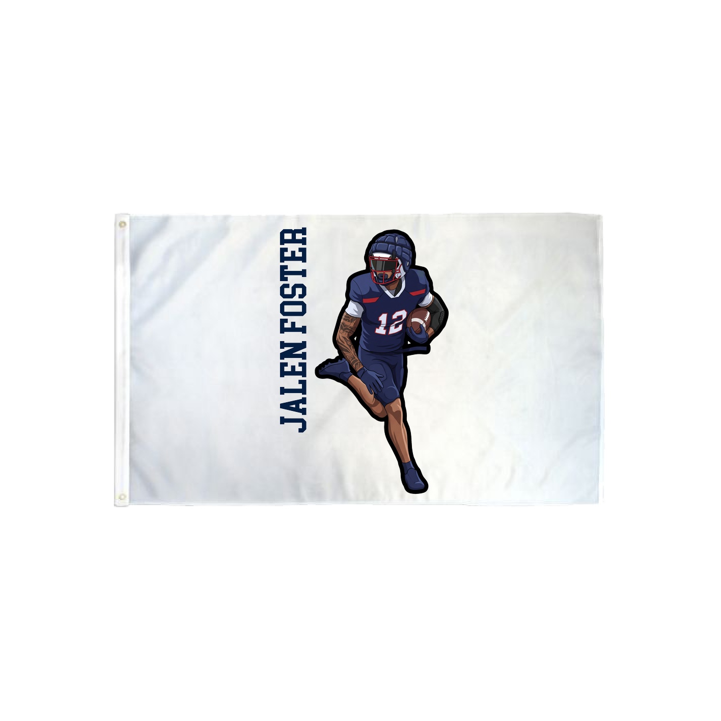 3x5 Flag — Name Vertical in Classic
