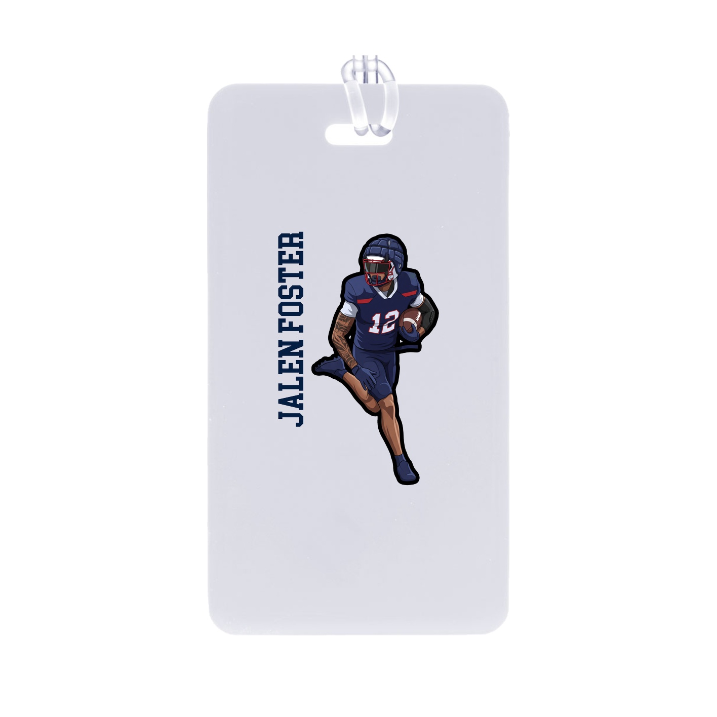 Bag Tag — Name Vertical in Classic