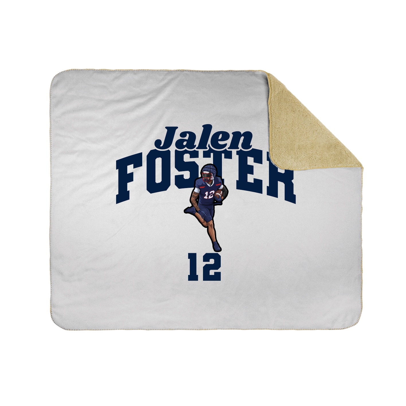 Throw Blanket — Signature Arch in White