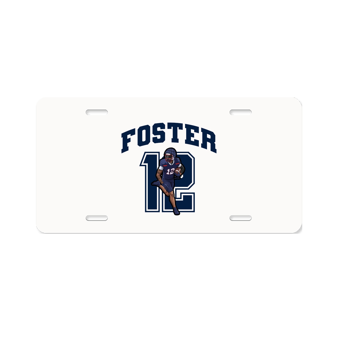 License Plate — Number in Classic