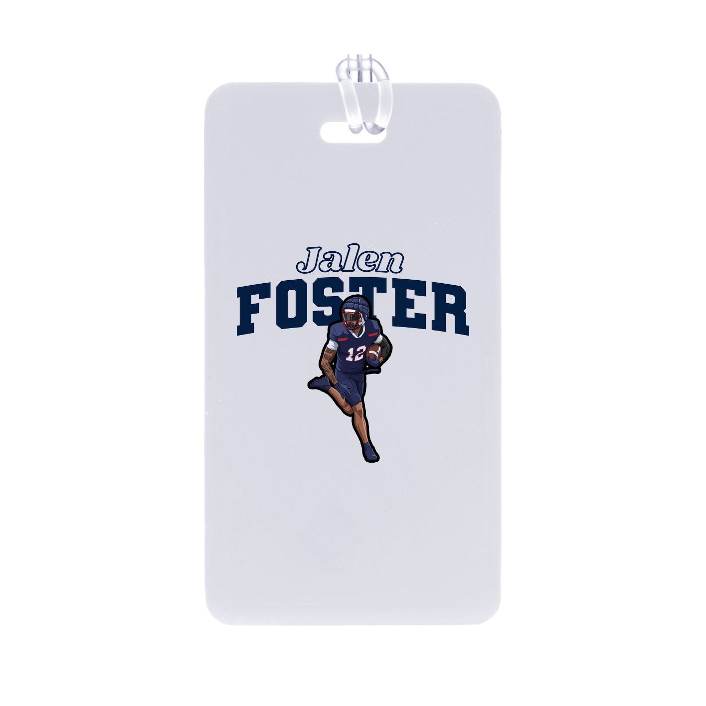 Bag Tag — Name Arch in Classic