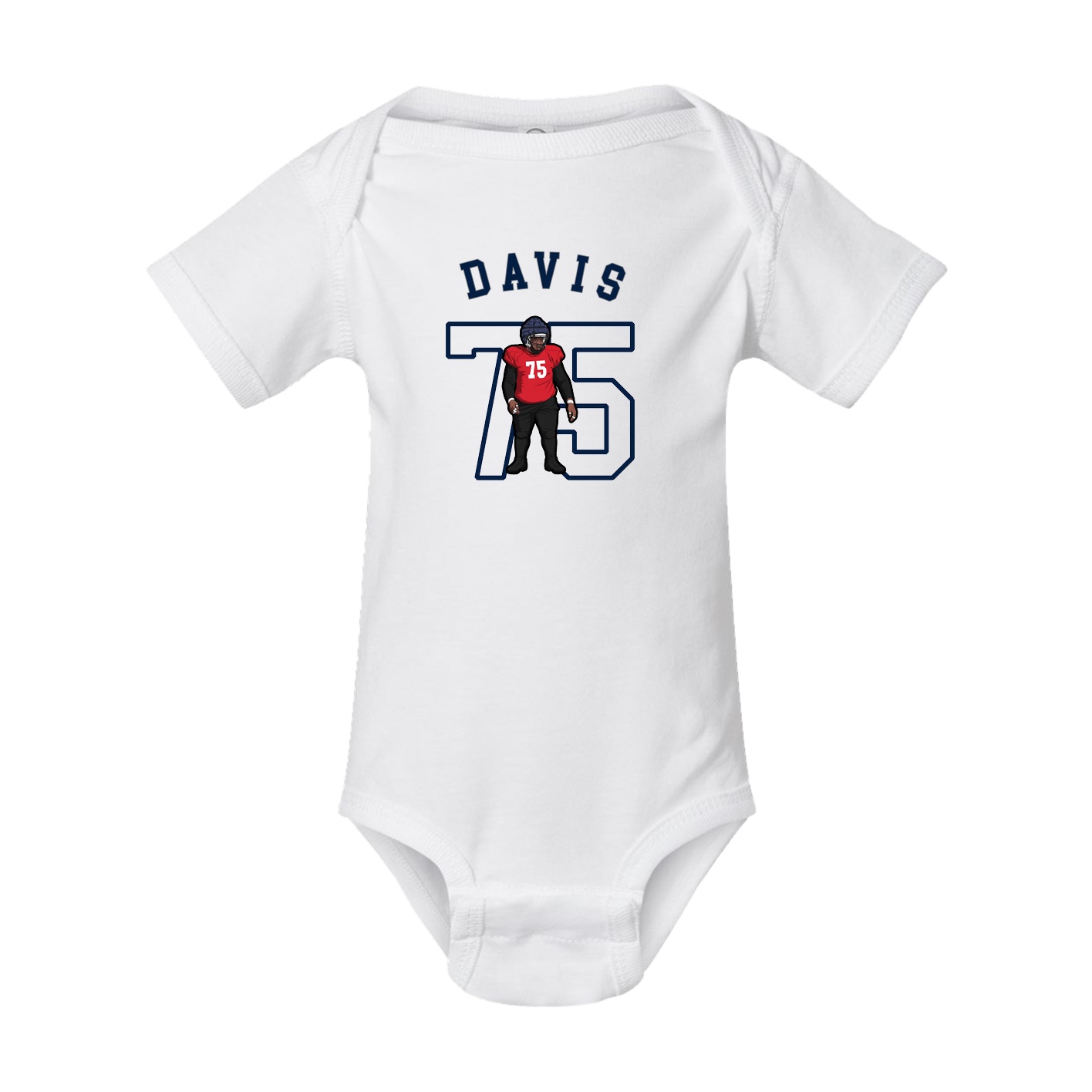 Baby Onesie — Shirsey Arch in White