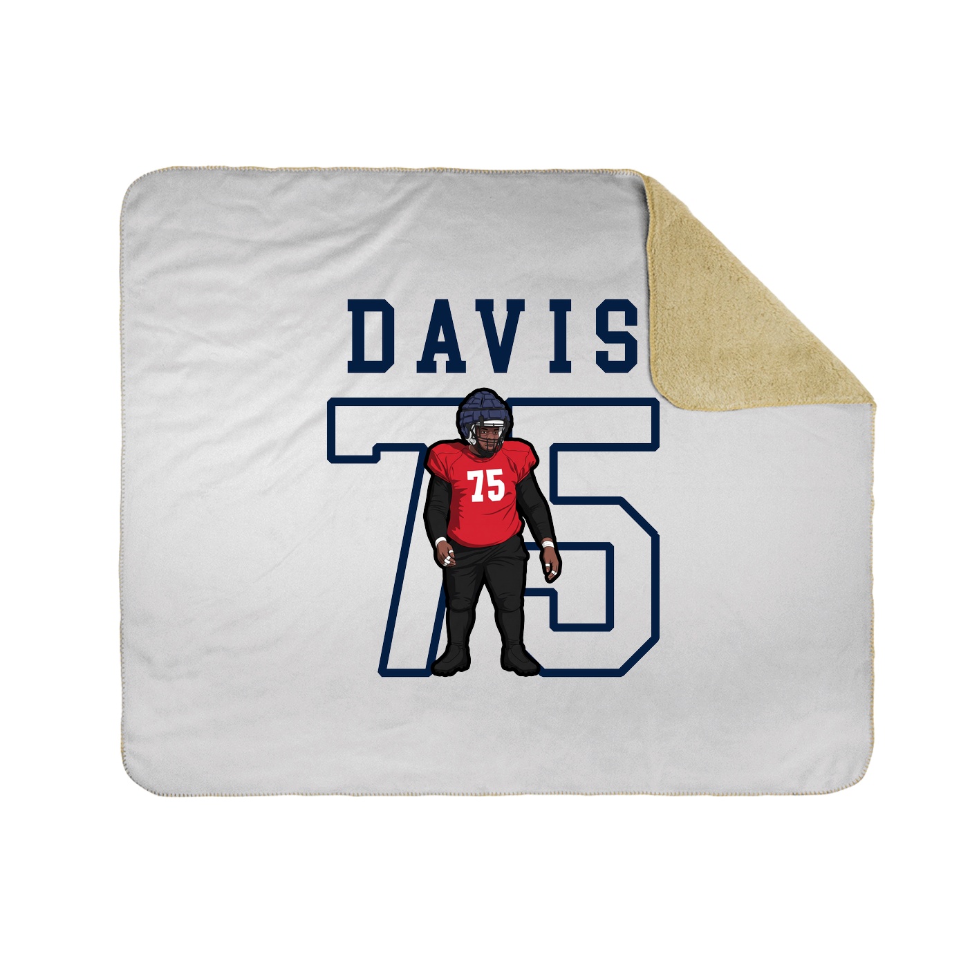 Throw Blanket — Shirsey in White