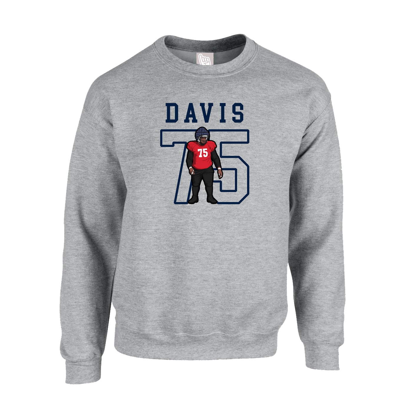 Fleece Crew — Shirsey in Grey