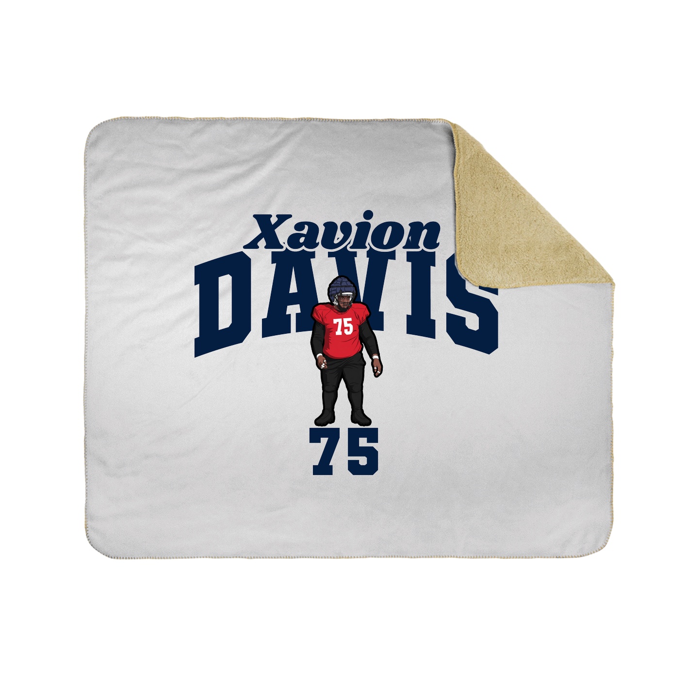 Throw Blanket — Signature Arch in White