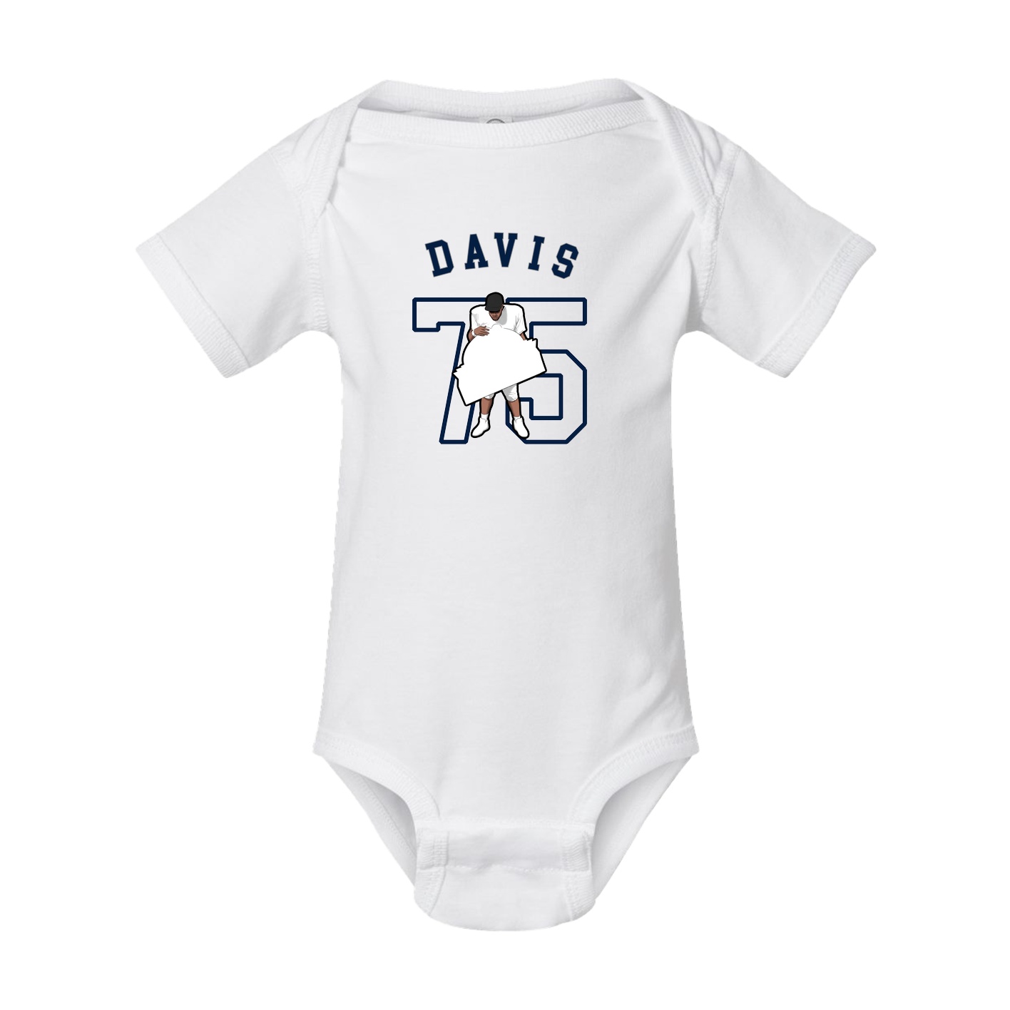 Baby Onesie — Shirsey Arch in White