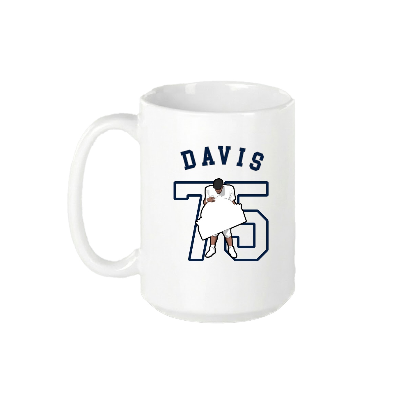 15oz Coffee Mug — Shirsey Arch in White