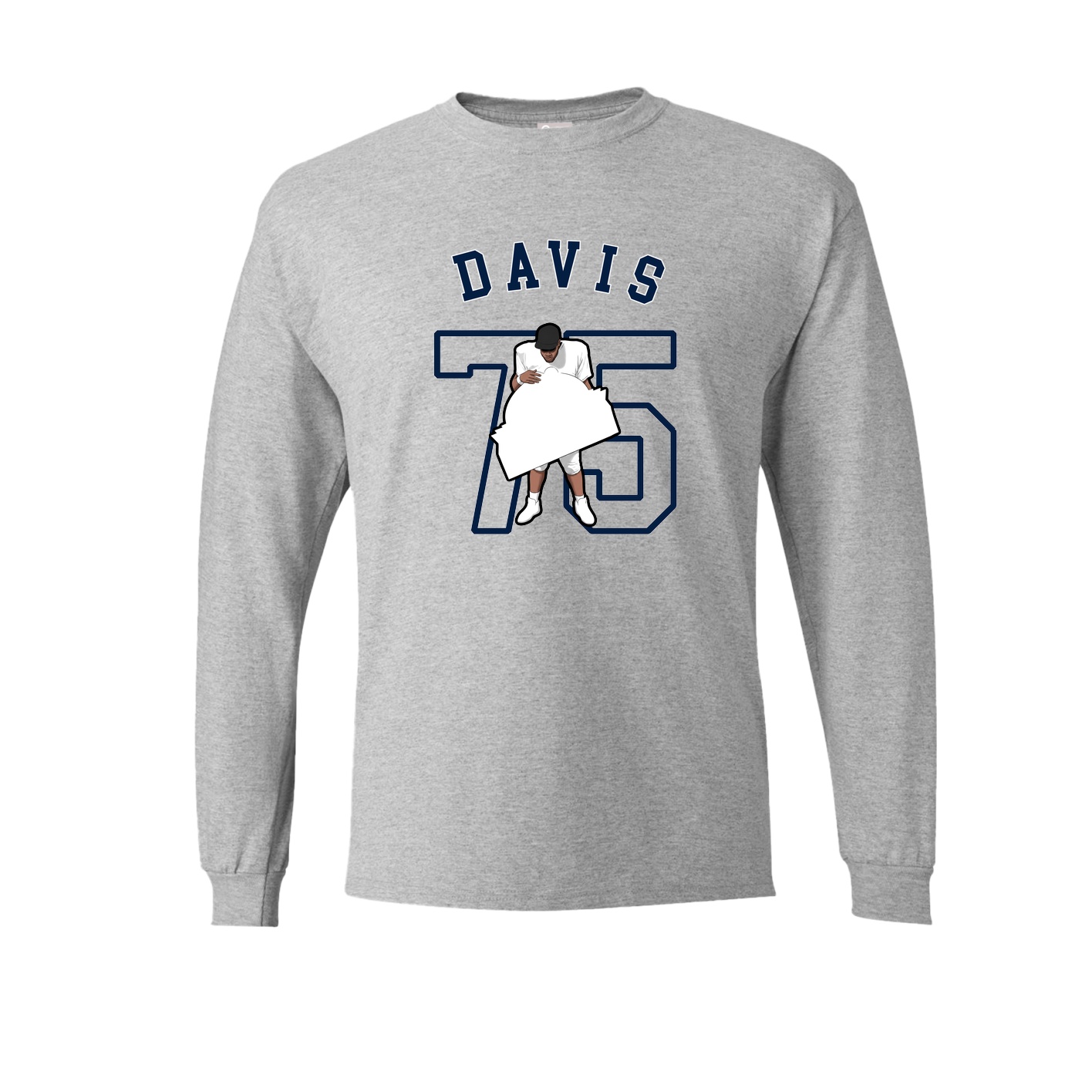 Long Sleeve Tee — Shirsey Arch in Grey