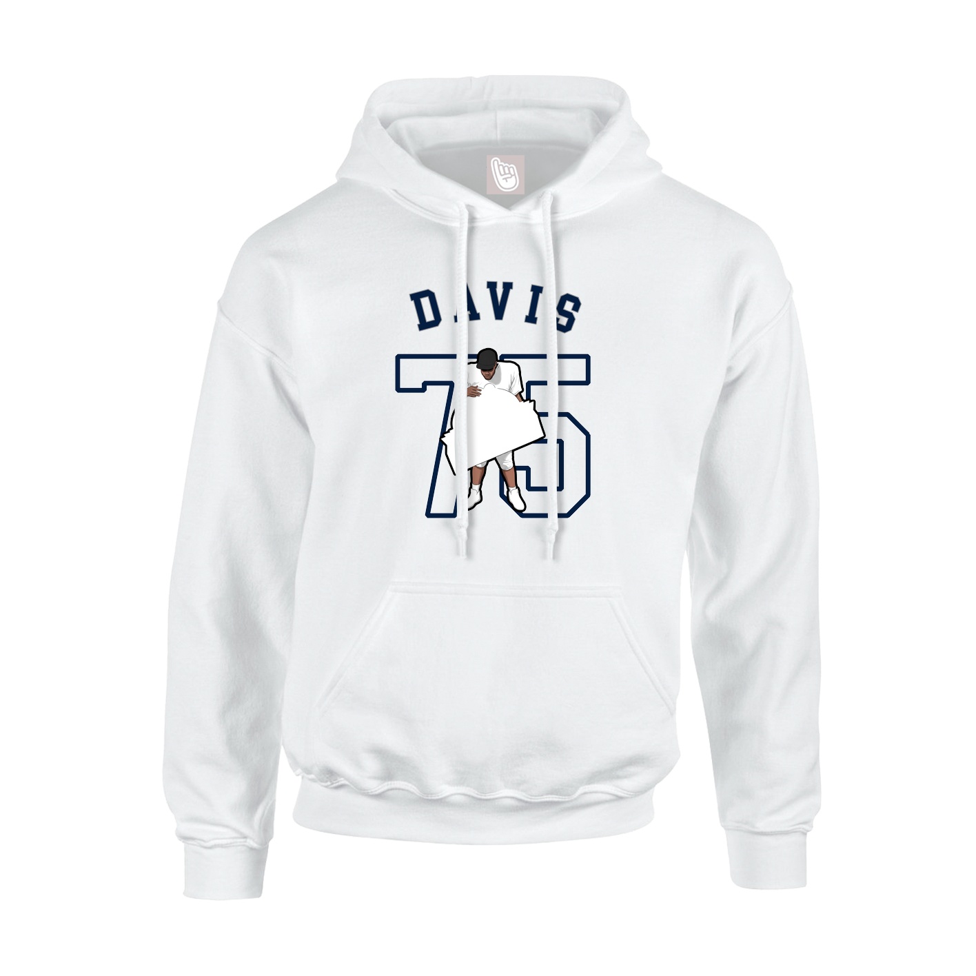 Hoodie — Shirsey Arch in White