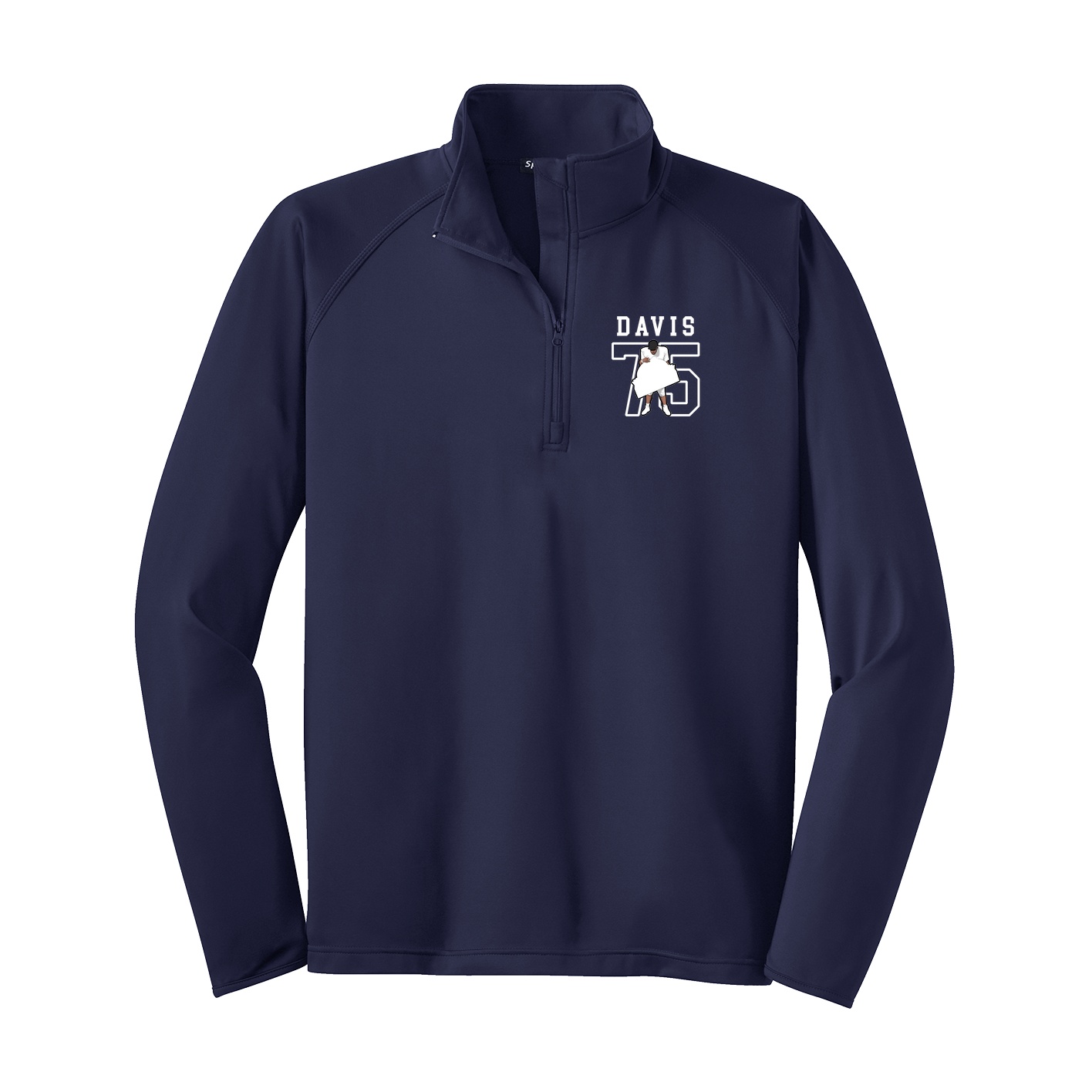 Q-Zip Pullover — Shirsey in Navy