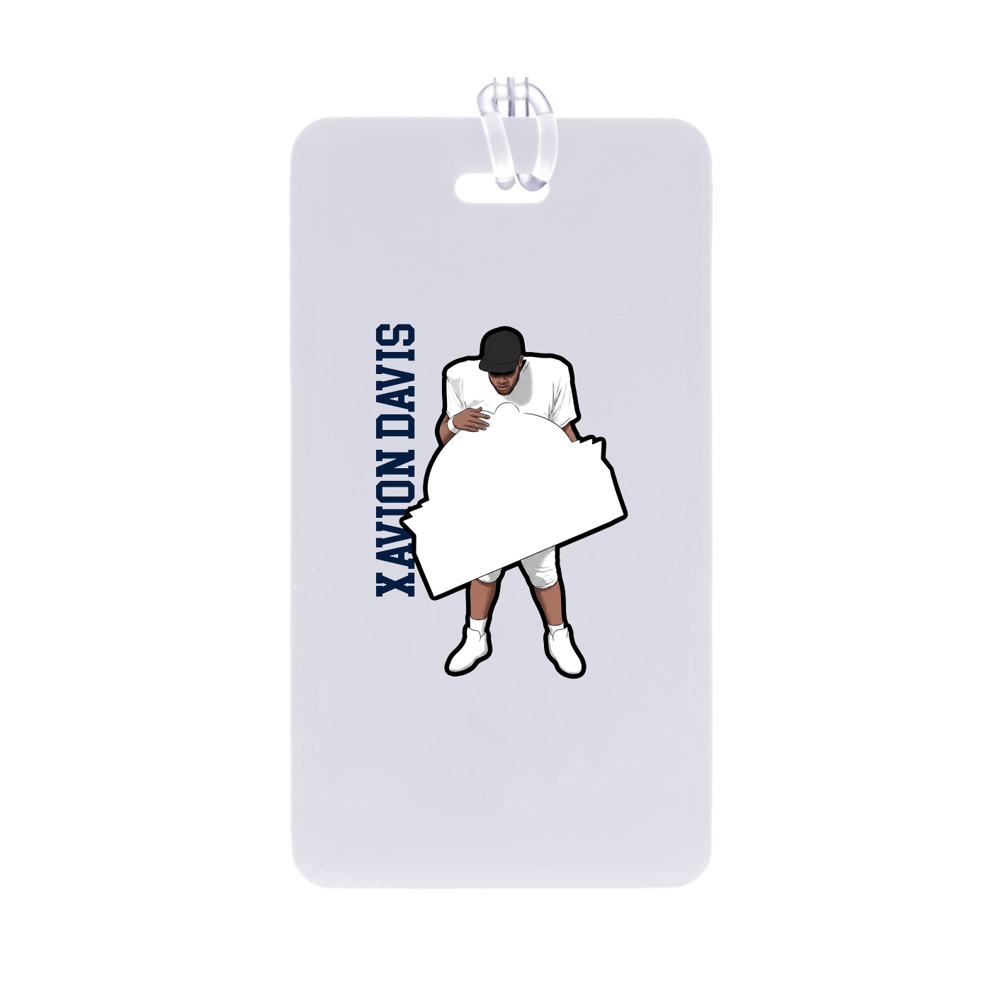 Bag Tag — Name Vertical in Classic