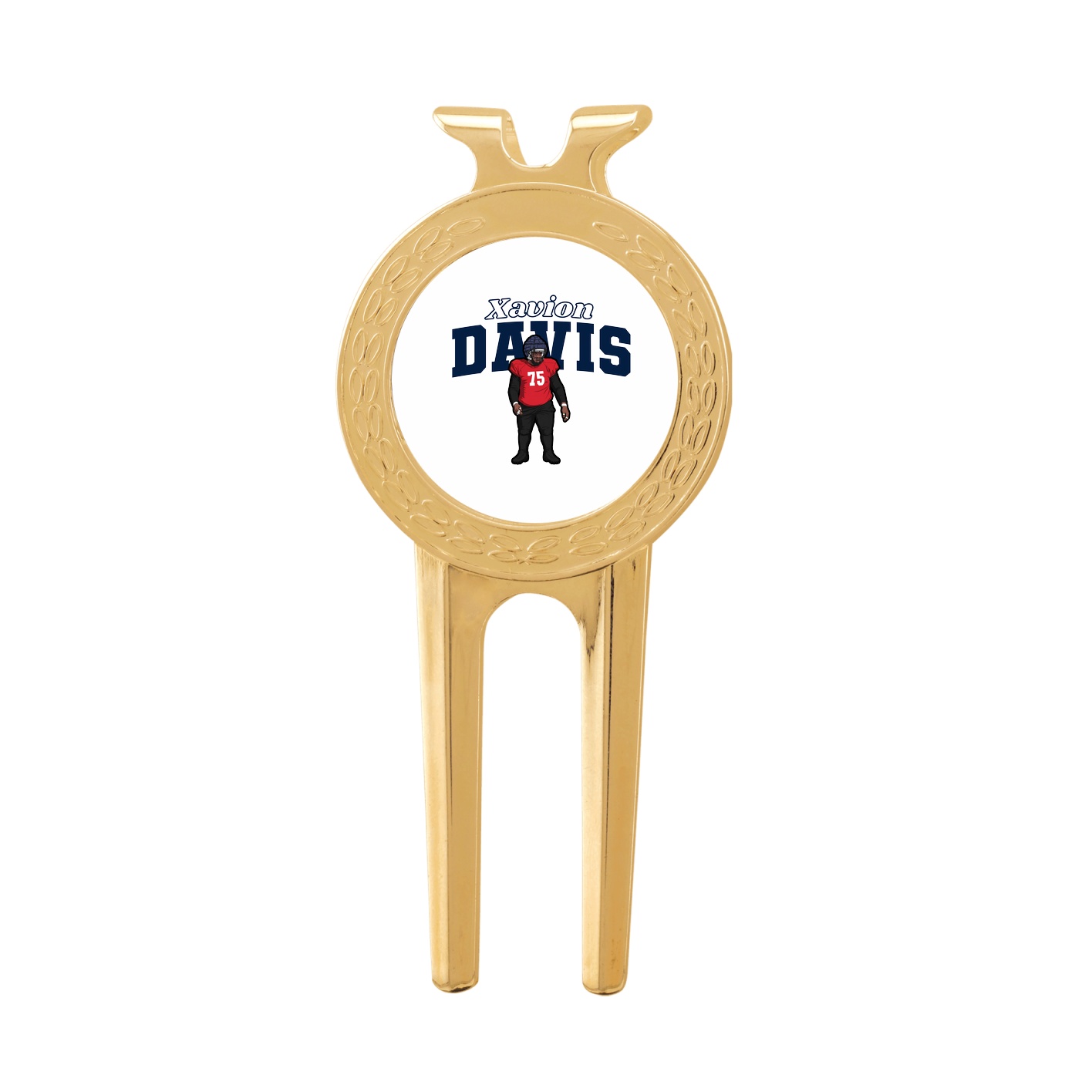 Divot Tool with Ball Marker — Name Arch in Classic