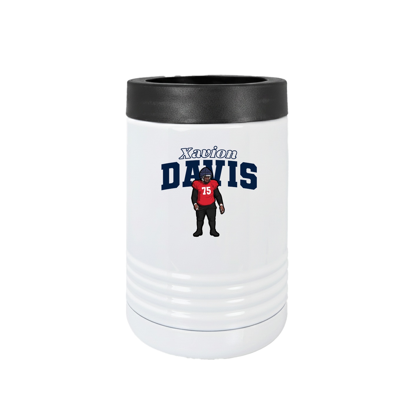 Beverage Holder — Name Arch in White